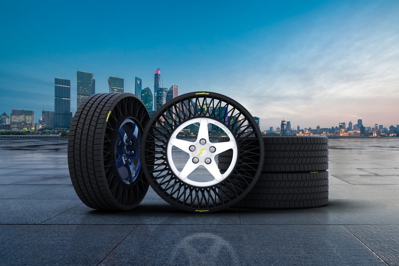 CES offered Goodyear chance to fieldtest airless tire technology